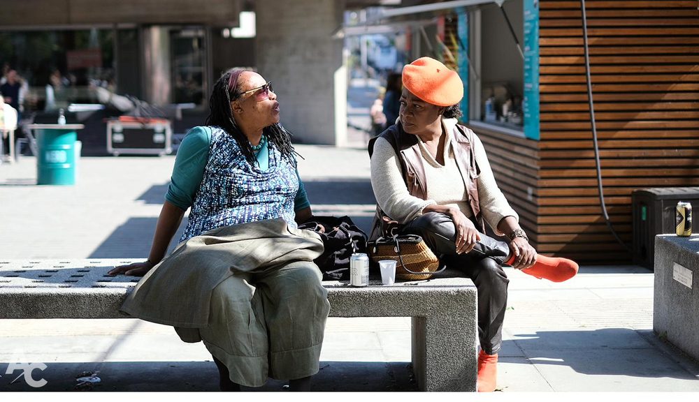 A pause on the bench