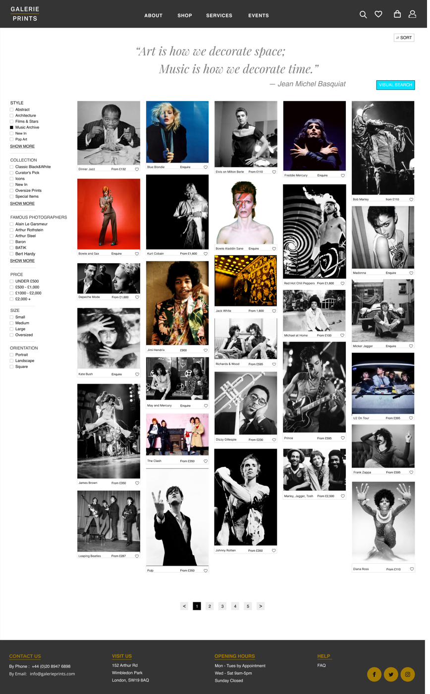 Music Archive themed browsing tab