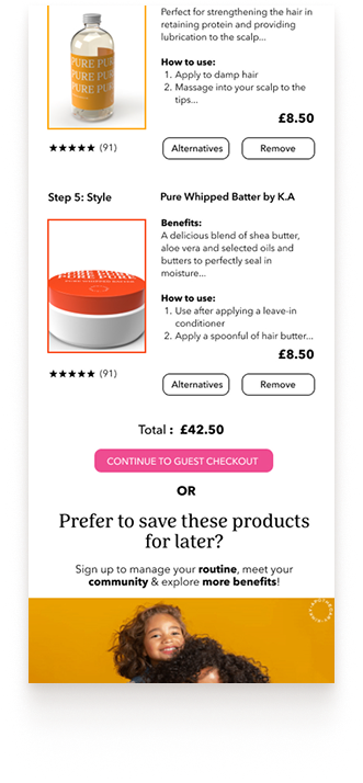 One-click checkout