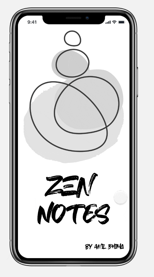 Zen Notes prototype walkthrough